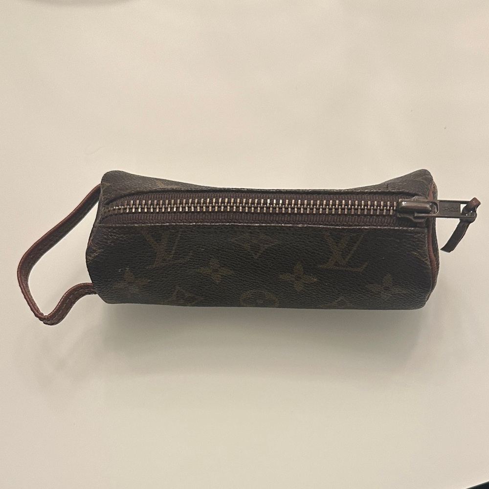 Louis Vuitton Brown Monogram Cosmetic Case